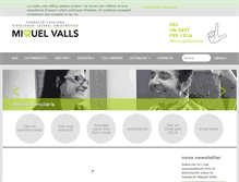 Tablet Screenshot of fundaciomiquelvalls.org